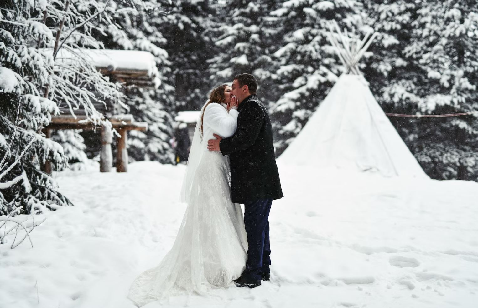 un mariage en hiver
